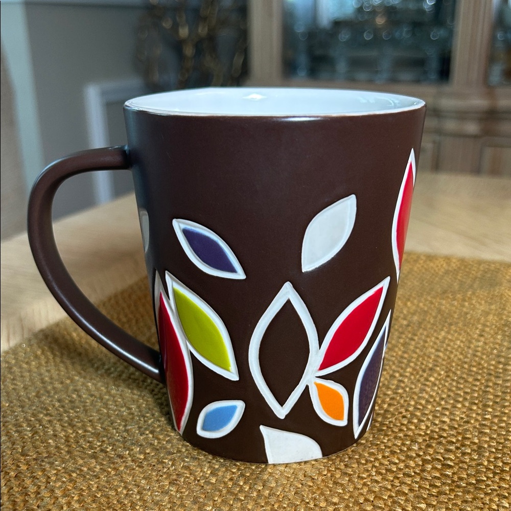Starbucks 2010 Bone China Fall Leaves Mug